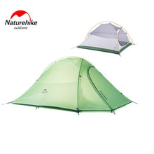 Load image into Gallery viewer, Naturehike Upgraded Cloud Up 2 Ultralight Tent Free Standing 20D Fabric Camping Tents For 2 Person With free Mat 4 Season