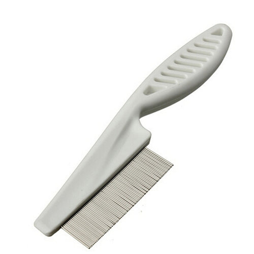 2019 Dog Pet Hair Grooming Comb Flea Shedding Brush Puppy Cat Dog Handhold Stainless Hair Combs Cat Dog Bath Cleaning Supplies